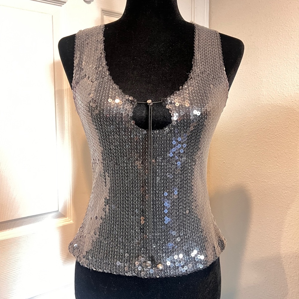 Sequin Tank Top